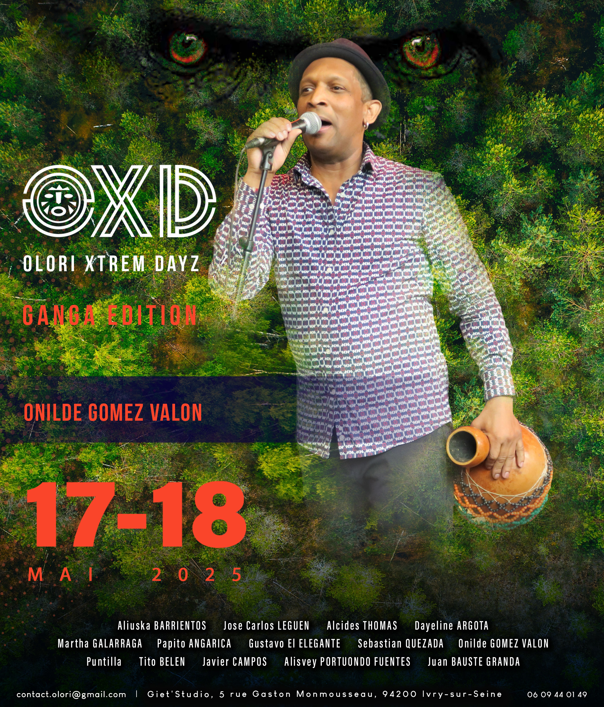 OXD 2025 ganga edition ONILDE GOMEZ VALON